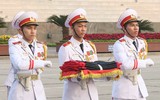 Lễ thượng cờ rủ Quốc tang nguyên Thủ tướng Phan Văn Khải tại quảng trường Ba Đình